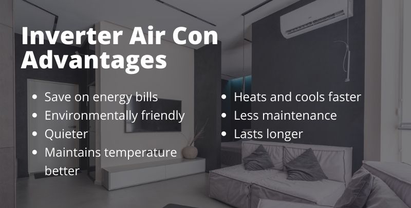 advantages of inverter air conditioners